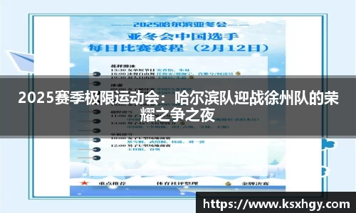 2025赛季极限运动会：哈尔滨队迎战徐州队的荣耀之争之夜